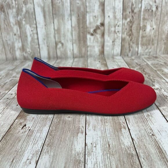 Rothy’s red low top slip Ons‎ Womens 7 - Picture 1 of 7